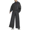 Nike Forward Series Therma-FIT ADV Solid с высокой талией, свободные, широкие, повседневные брюки, женские, черные, FB8362-060