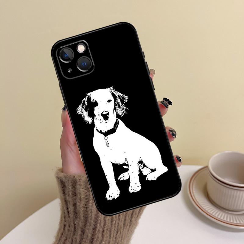 Cartoon Cocker Spaniel Phone Case For iPhone 16 Pro Max 14 13 12 11 15 17 Pro Max mini Plus 16e 17 Air Cover Funda