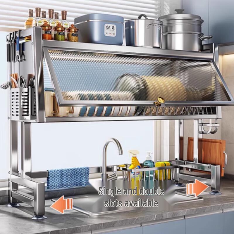 Beifu Stainless Steel Over-Sink Dish Drying Rack