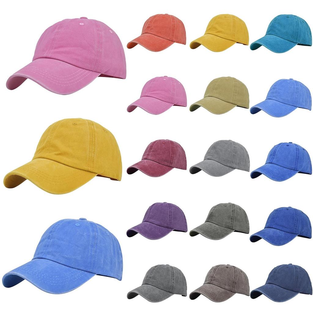 Бейсбольная кепка, вымытый старый солнцезащитный козырек, однотонная легкая пластина, язычок, кепка для родителей и детей