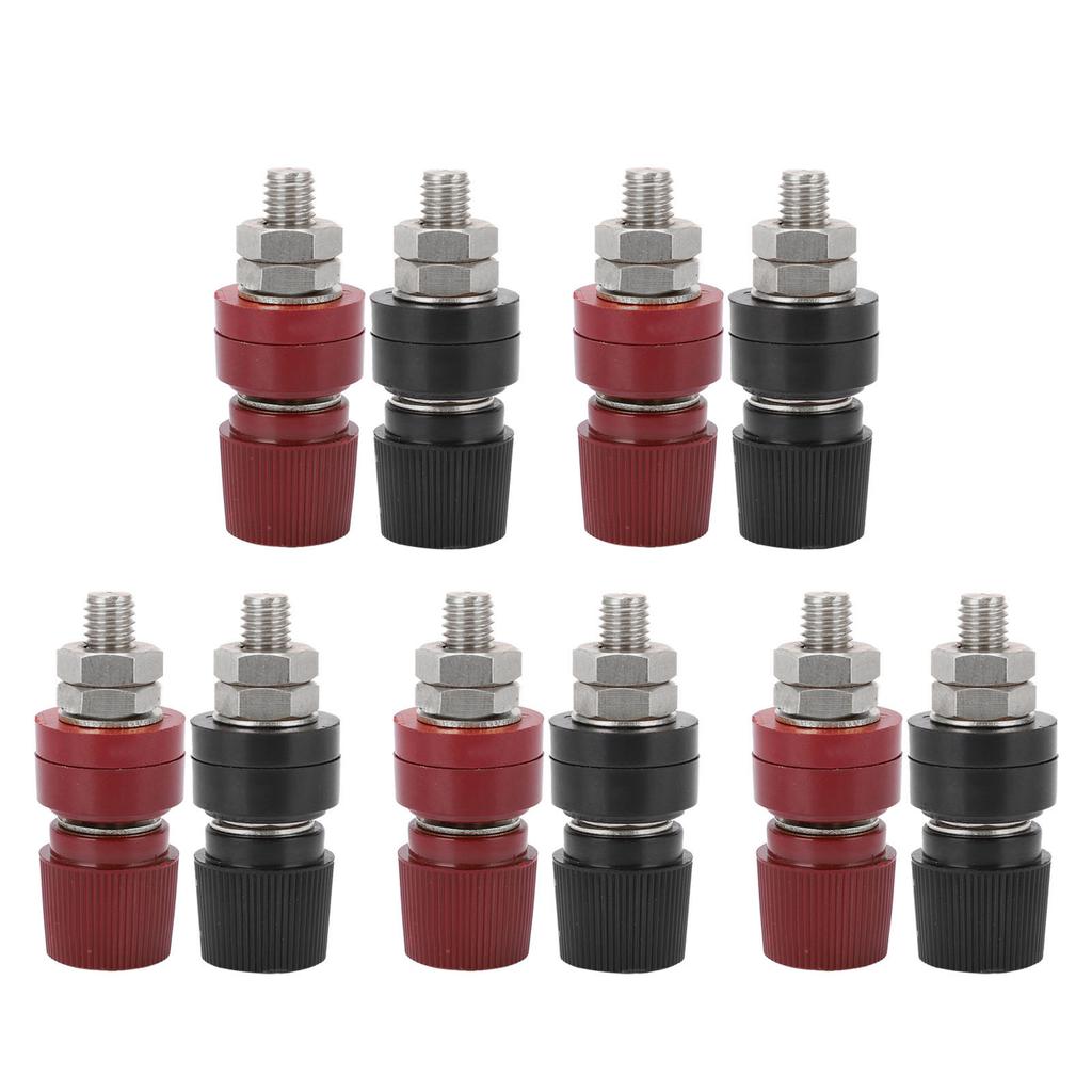 5 комплектов клемм M8 для присоединения, инженерный пластиковый никелированный латунный инверторный терминал для сварочного оборудования