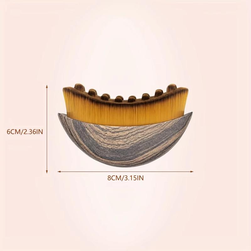 Лимфатическая Контурная Щетка для Лица Синтетические Волокна Щетка для Сухого Массажа Тела Отшелушивающая и Активирующая Кровообращение Щетка для Массажа Тела Щетка для Лица