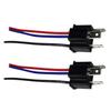 1 Pair 9003 H4 Bulb Socket Wiring Wire Harness Headlight Male Plug Adapter Connector Headlamp Connector Head/Mother Head