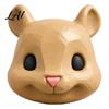 Funny Yard Entertainment Accessory Squirrel Head Feeder Animal Face Design Hanging Feeder Wildlife Feeding Station for Outdoor Garden Backyard Patio