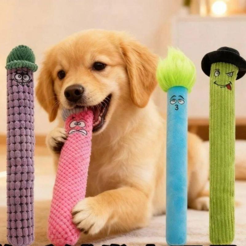 Soft Plush Dog Squeaky Toys Stuffing Dog Toys for Small Medium Large Dogs Chewing Toy Durable Interactive Dog Chew Toys