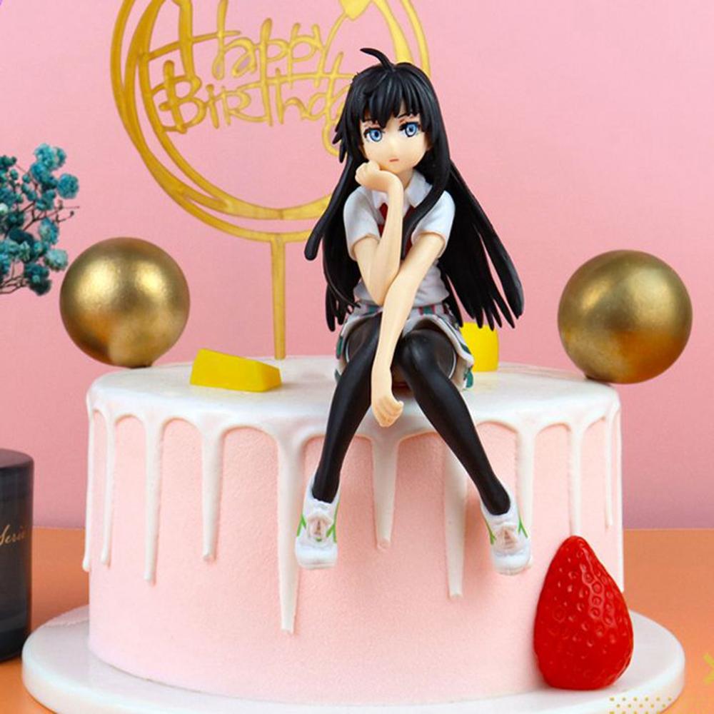 1 шт. Аниме Юкиношита Юкино Фигурки Действия Милые Девочки Юигахама Юи Юийи ПВХ Модель Ученица Младшей Школы Ребенок Подарок Игрушка