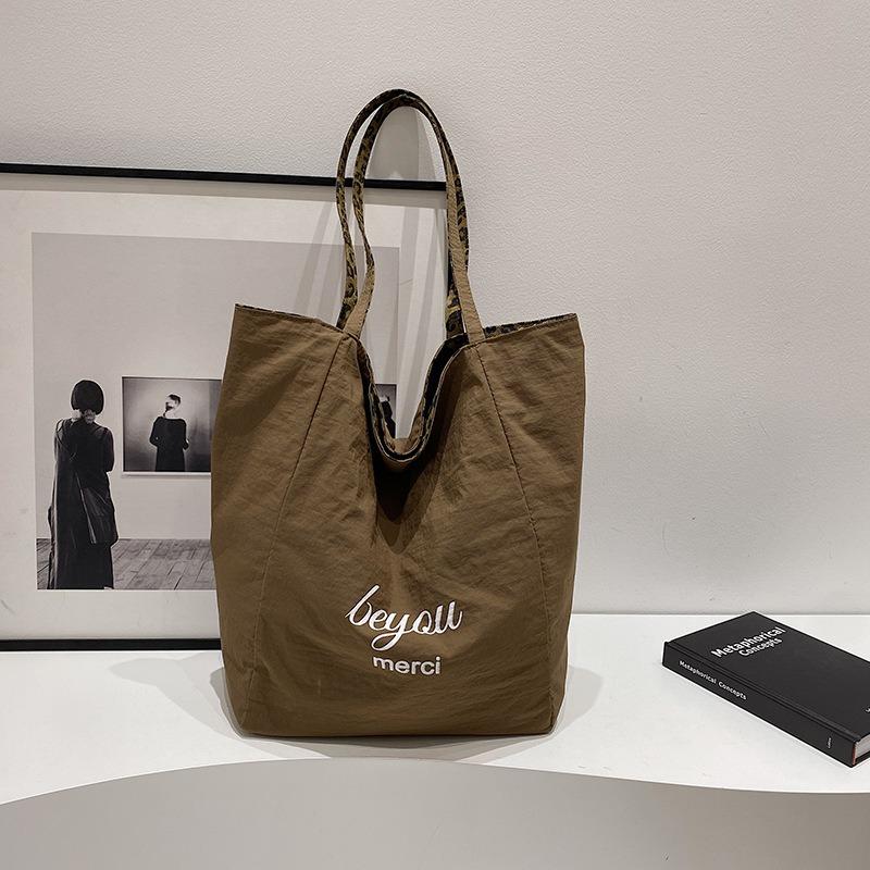 Двусторонняя холщовая сумка с леопардовым принтом, сумка через плечо, сумка большой вместимости, сумка-тоут большой вместимости