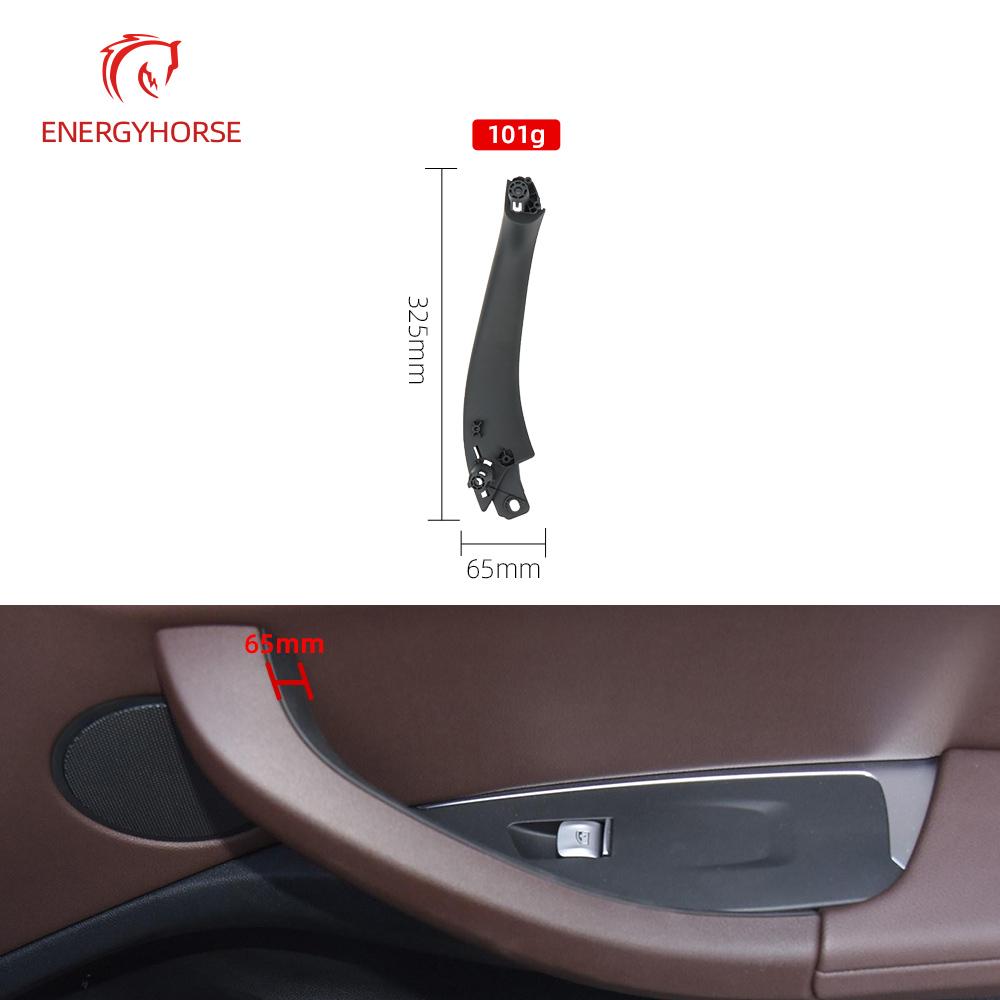 For BMW X3 X4 G01 G02 G08 Carbon Fiber Car Inside Interior Handle Inner Door Pull Trim Left Right Auto Accessories LHD RHD