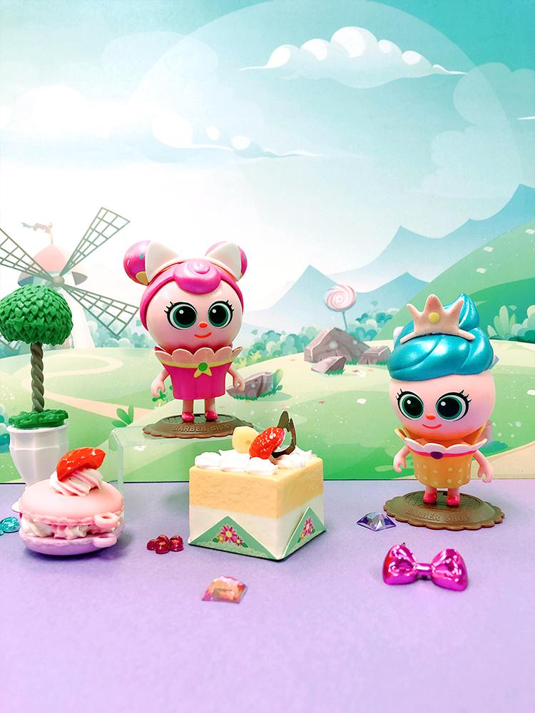[toytron] Bread Barbershop Mini Cupcake Decorating Set - Bling Pop & Pink Kitty Edition