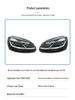 Светодиодные поворотники-проекторы для двухцветных фар: 2003-2008 VW Golf MK5