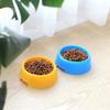 Round Plastic Dog Bowls Plastic Pet Food Bowl Pet Accesorios Cat Dog Feeder  for Puppy Kitten