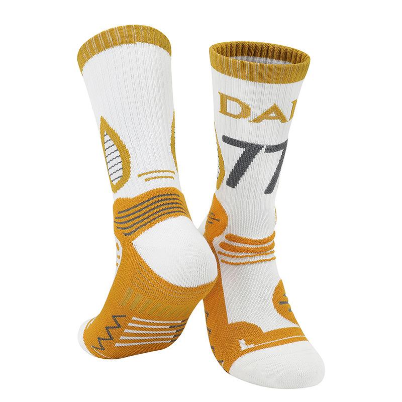 Non-Slip Professional Basketball Socks Men'S Medium Tube American Thickened Towel Bottom Women'S Sweat-Absorbing And Breathable Sports Socks Men'S