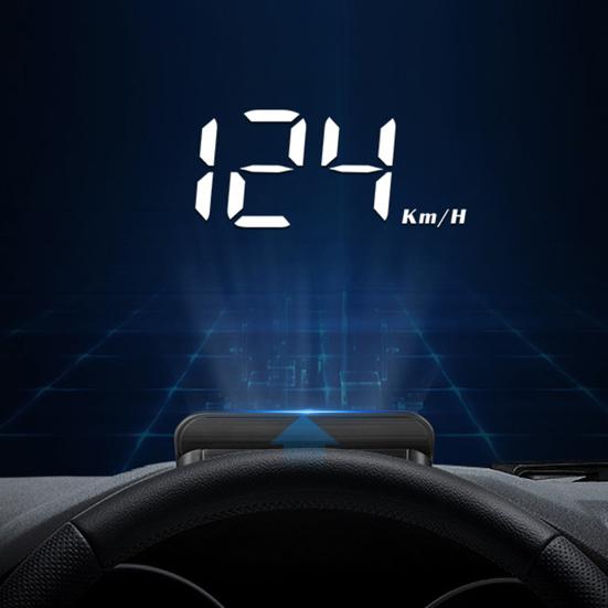 1 комплект, регулируемый по яркости цифровой спидометр, Plug and Play, полезный авто OBD HUD, цифровой проекционный автомобильный спидометр