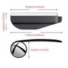 Автомобильное зеркало заднего вида Rain Eyebrow Carbon Fiber Автомобильные боковые зеркала Protector Blind Spot Mirror Visor Rain Shield Автомобильные аксессуары