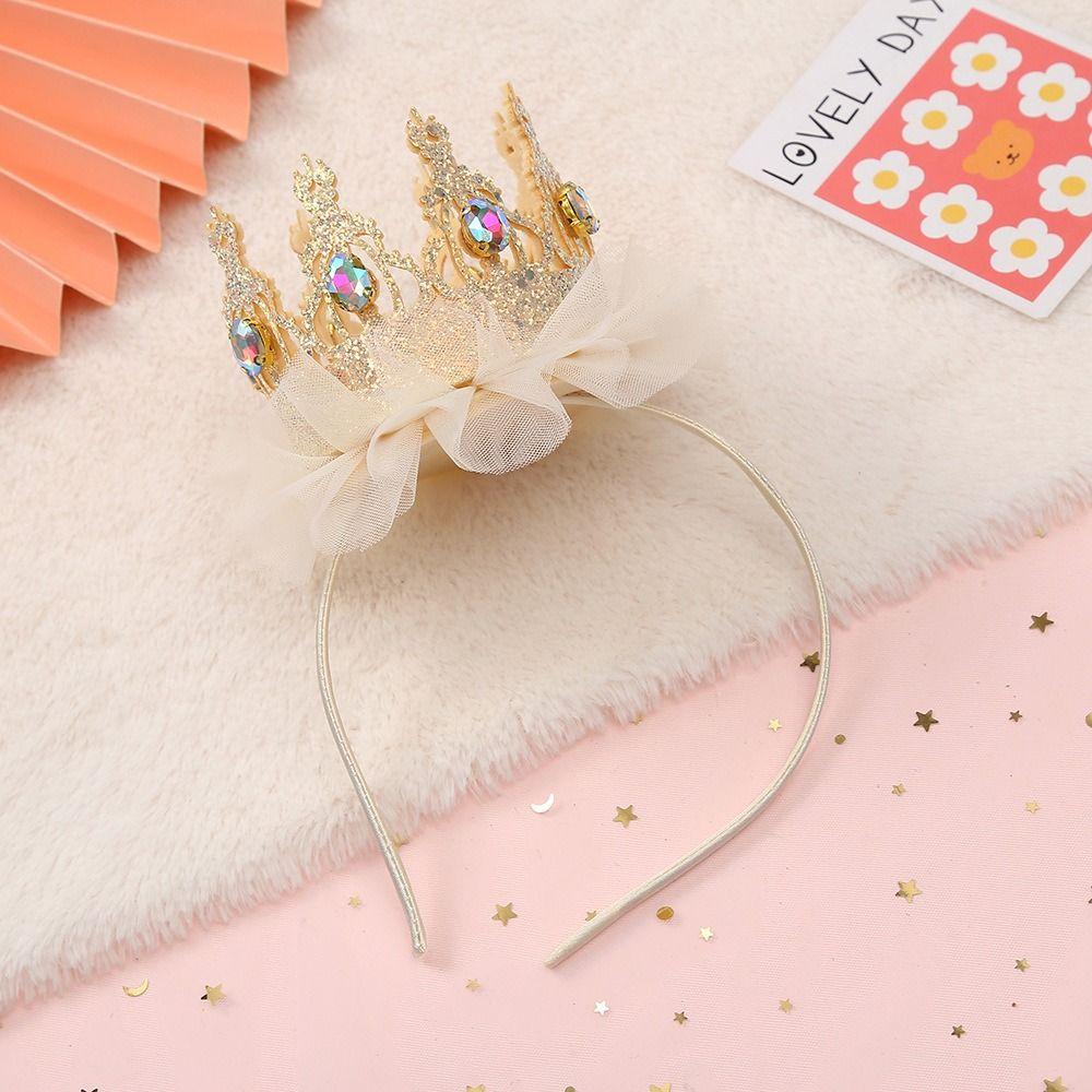 Mesh Headgear Hair Accessory Rhinestone Korean Style Headband Hair Hoop Girl Hair Band Headwear