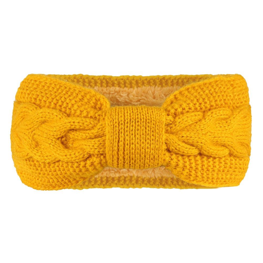 Вязаный Крючком Тюрбан Утепляющий На Уши Зимние Женские Повязки На Голову Девочки Резинка Для Волос