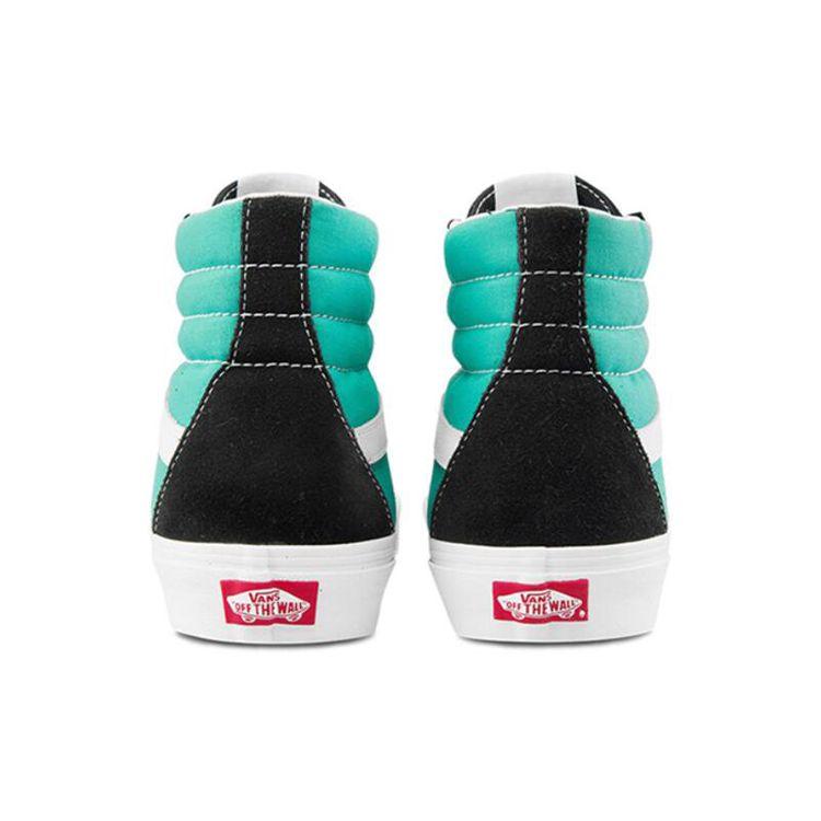 Vans Sk8 Высокие кеды для скейтборда Унисекс Кроссовки Зеленый Черный VN0A32QG4FV