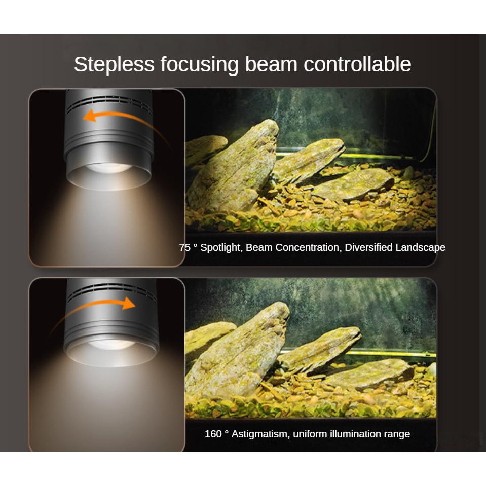 30W/50W Aquarium LED Lamp Fish Tank Aquatic Plant Light Brightening Promote Growth Full Spectrum WRGB Output Moss Downlight