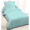 Duvet Cover - LA MAISON D'AMELIE - INTIMITY - Blue - Plain - 140 X 200 Cm