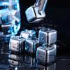 Whiskey Stones Stainless Steel High Cooling Technology Ice Cubes Reusable Wine Drink Freezer Cooler Rock for Birthday Gifts Men 6