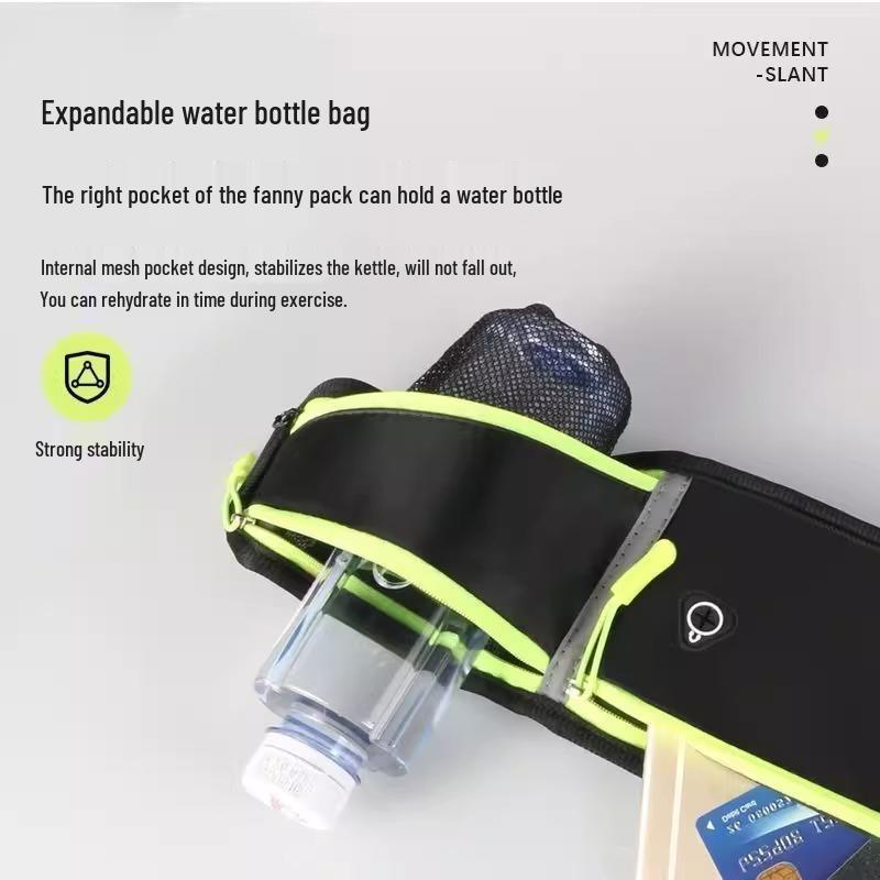 Unisex High Elasticity Marathon Running Waist Belt with Phone Holder