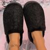 Тапочки женские зимние 2024 модные и теплые женские меховые тапочки удобные повседневные тапочки на толстой подошве Pantuflas De Mujer