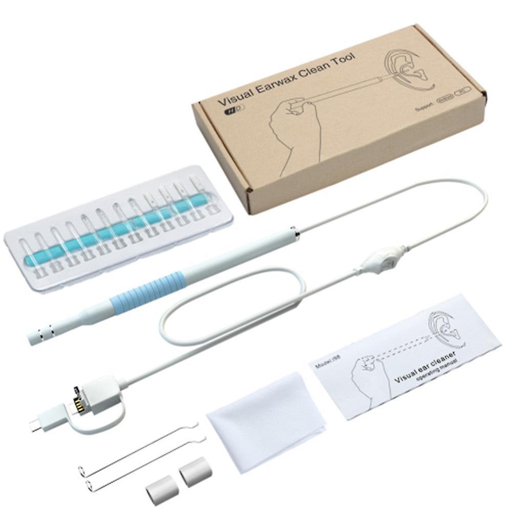 3 In 1 Usb Otg Visual Ear Cleaning Endoscope Spoon Functional Diagnostic Tool Ear Cleaner Android 0.3mp Camera Ear Pick