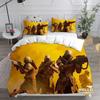 3D HELLDIVERS 2 Bedding Sets Comforter Quilt Bed Cover Duvet Cover Pillow Case Sets Kids Adult Size For Home Textiles