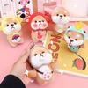 Small Shiba Inu Plush School Bag Pendant Keychain Ins Doll Keychain Backpack Pendant Cute Doll Keychain