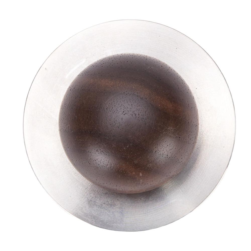 304 Stainless Steel Mini Coffee Tamper Wooden Handle Coffee Ground Press Espresso Accessory