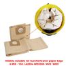 Мешок для пыли 6.959-130 Для Karcher WD3/MV3/WV3/WV4/WD3200 WD3300 A2204 A2656 SE4001 SE4002 NT18 Робот-пылесос Бумажный мешок