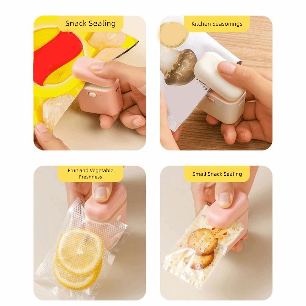 Handheld Plastic Bags Sealer Plastic Food Sealer Clip Portable Mini Sealing Machine Refrigerator
