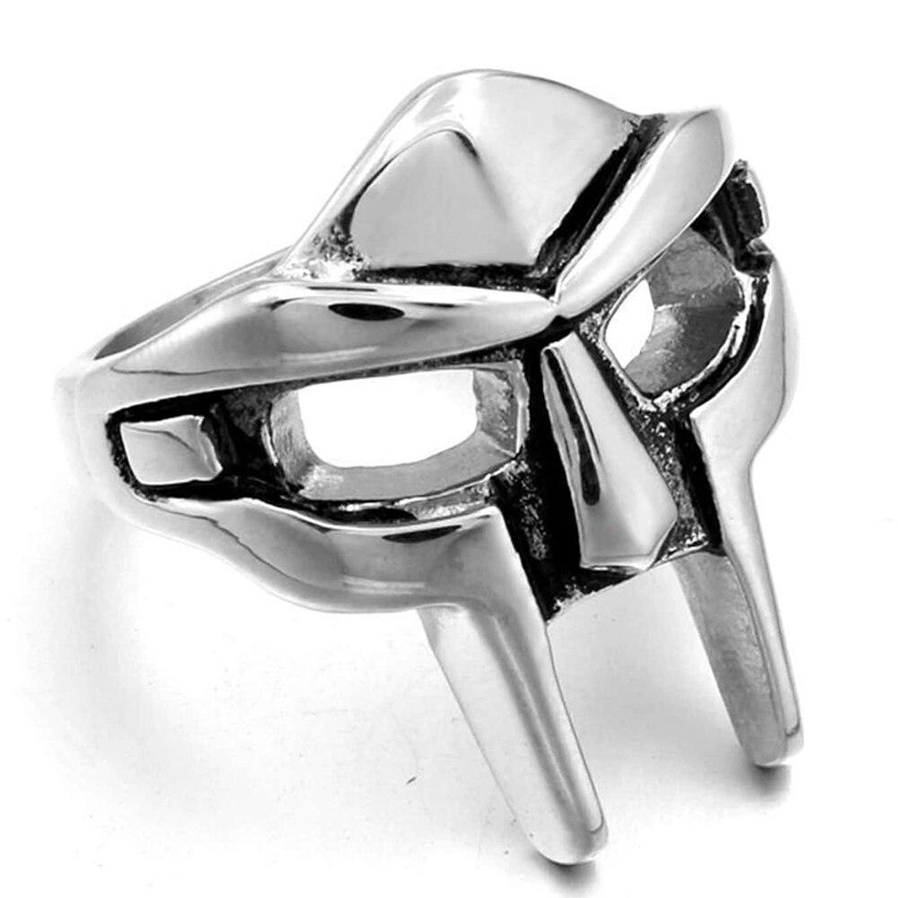 Винтажная гот-маска Mf Doom, регулируемое шарнирное кольцо для мужчин, гладиатор, панк, египетский фараон, мужское открытое кольцо, ювелирные изделия
