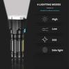 4 Led Mini Rechargeable COB Side Light Portable Hand Lantern High brightnessTorch Long Range Powerful Camping Lighting Flashligh