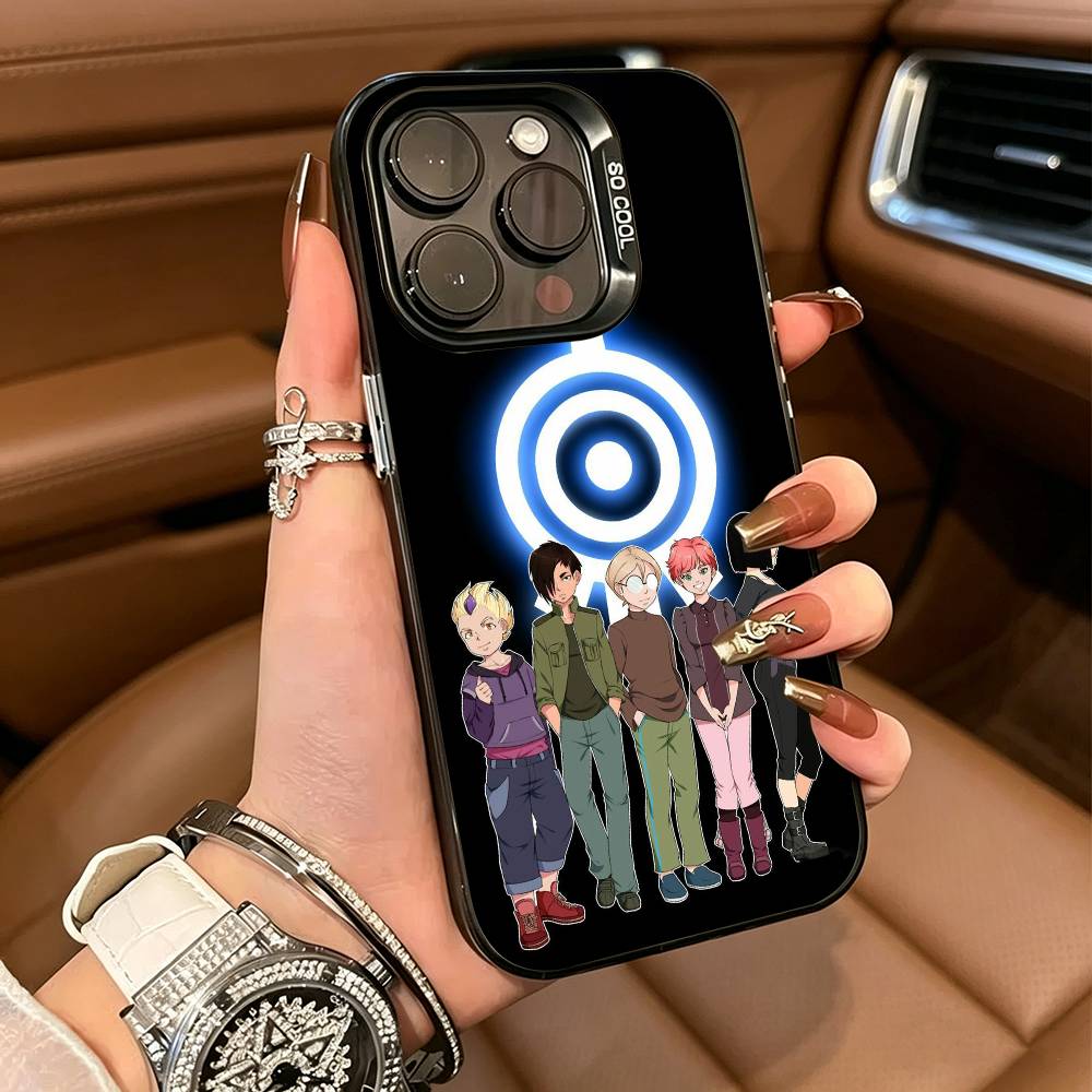 c-Code Lyoko Phone Case For IPhone17 16 11 12 13 14 15 16 Pro Max Plus Cover Colored Silver Funda Bumber