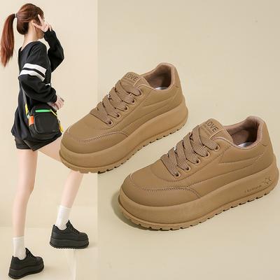 Маленькие белые туфли весна новая корейская версия ins студентки досуг спорт универсальные кеды уличная съемка KT8-