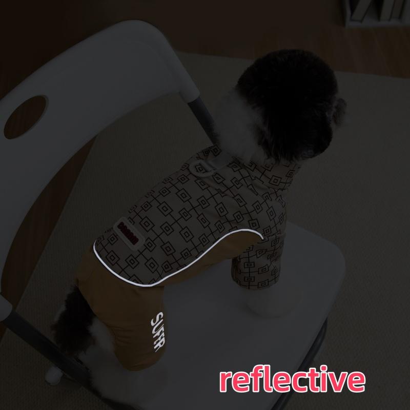 Dog Down Jacket Pet Clothes For Small Medium Dogs Cat Winter Warm Fleece Thick Coat Puppy Windproof Reflective Jumpsuit Overalls