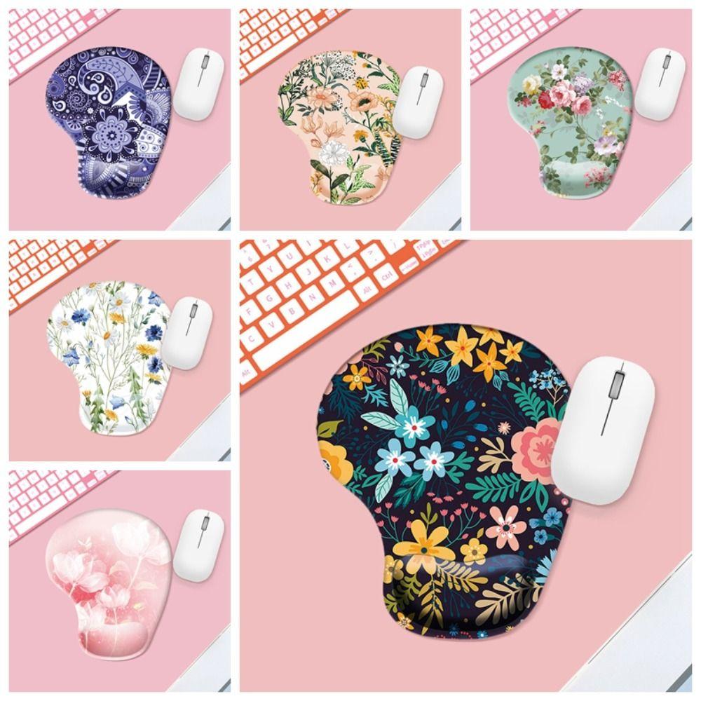 Коврик для мыши с подставкой под запястье с мраморной текстурой, эргономичные офисные аксессуары, подставка для рук, универсальный коврик для мыши