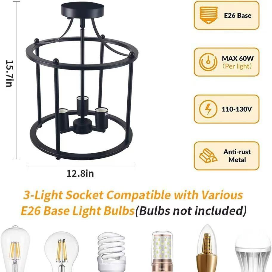 Ретро Американский Винтаж Люстра Потолочный Светильник Сельский Дом Гостиная Столовая Крыльцо Лампа Кухня Настольная Лампа E14 Потолочный Светильник