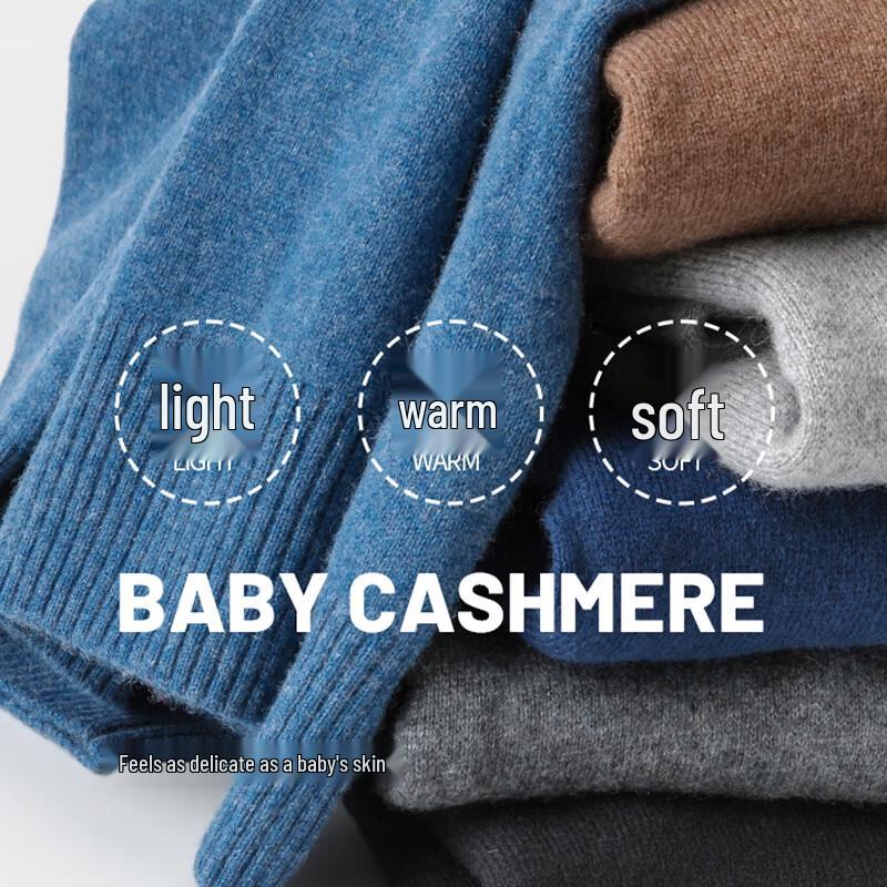 Men's Cashmere Mock Neck Pullover Sweater