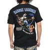 Vanson Looney Tunes LTV-2506 Short Sleeve Jersey T-Shirt, Wile E. Coyote, Road Runner, Men's Top (JP, Alphabet, L, Black)
