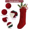 Christmas Stockings for Kids Large Size Cable Knit Stocking Christmas Decorations for Family Party Personalized Festival Gifts