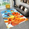 Милый Мультяшный Ковер-Коврик с Пикачу из Покемонов для Детской Комнаты, Спальни, Гостиной, Дивана, Домашнего Декора, Нескользящий Коврик для Игровой Зоны Ребенка
