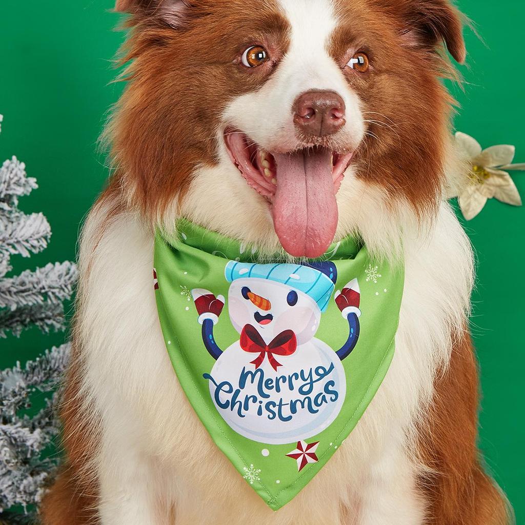 The Hot-Selling Christmas Dog Bandana: Festive Pet Scarf & Bib