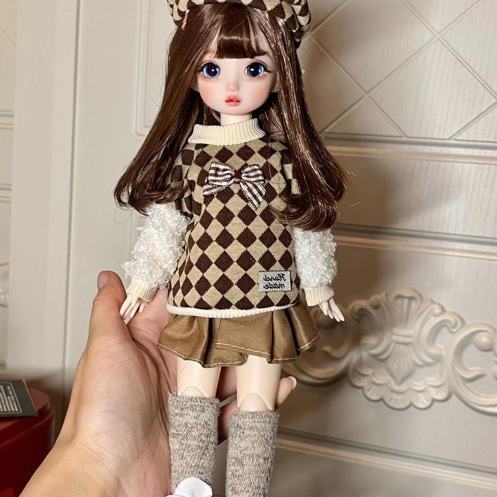 Кукла BJD 1/6 SD куклы 12 дюймов 23 шарнирные куклы с одеждой наряд обувь парик макияж лучший подарок для девочек