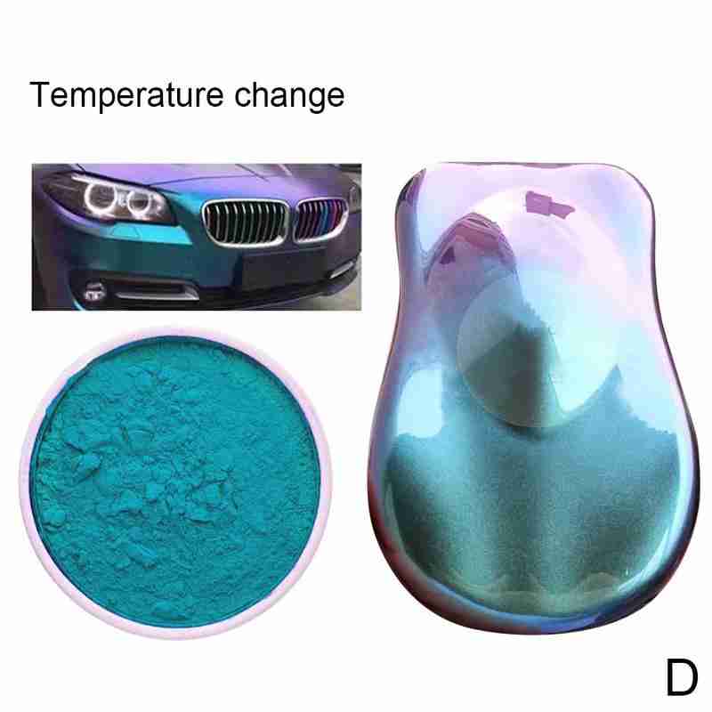 Автомобильная термохромная краска, термочувствительный меняющийся пигментный порошок, акриловая краска, порошковое покрытие, краска для украшения автомобиля R0s5