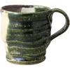 Ale-net Mug, Katsurayama Kiln Umebori Oribe Design, Diameter 8.4cm X Height 8.6cm, 270ml, Ceramic, Mino Ware, Made In Japan