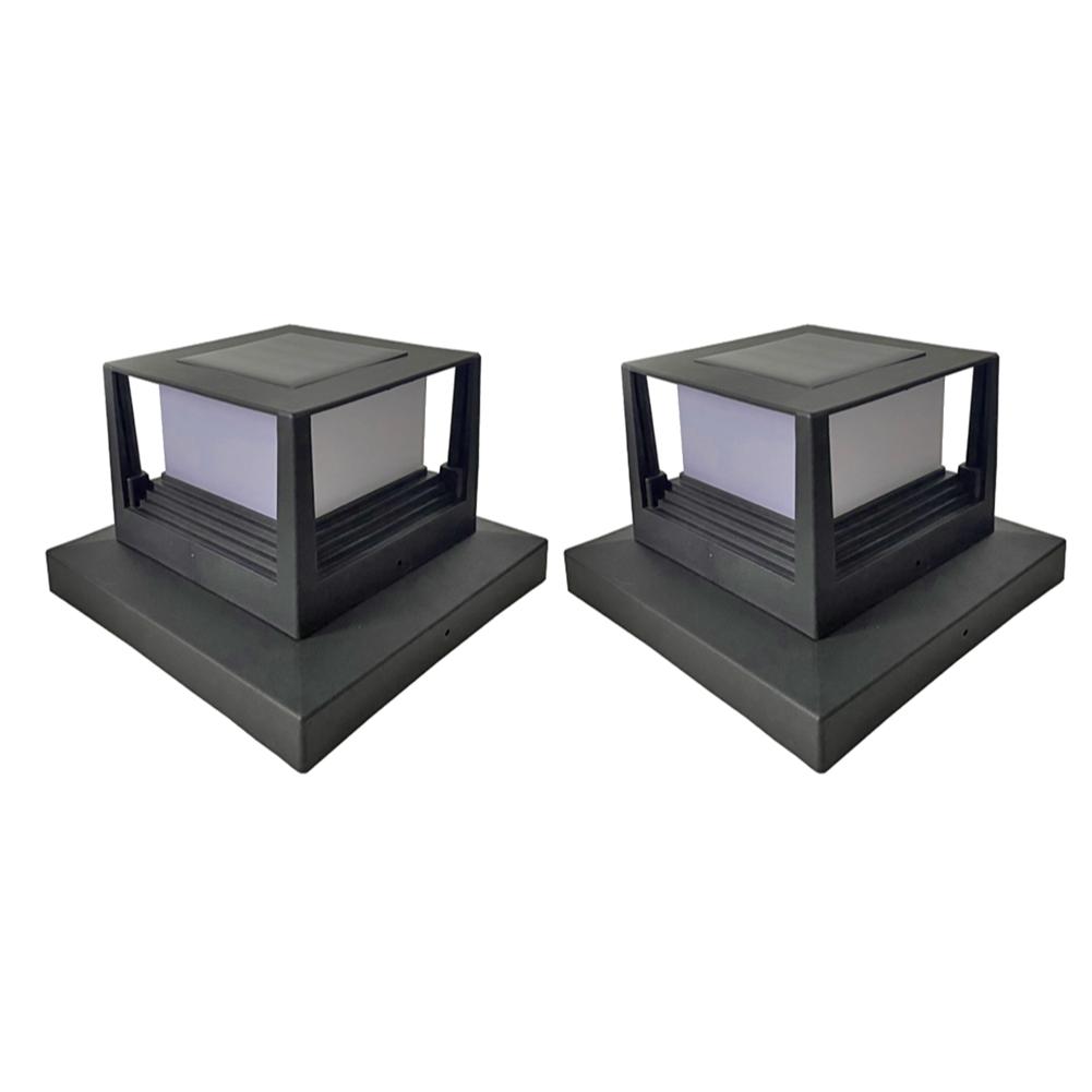 Солнечный Столбовой Светильник IP54 Водонепроницаемый Наружный Колонный Патио Заборный Светильник Для Садового Декора Двор Дорожка Солнечная Лампа