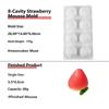 Silicone Fruit Series Mold Non Stick Surface Perfect For Baking Mousse Jelly Chocolate Diy Dessert Making