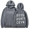 Rels B Flakk Smile Autumn/Winter Hoodie Boys Don't Cry Letter Printed Men's and Women's Fashion Hoodie Sweatshirt Hip Hop Hoodie